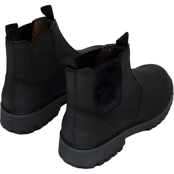 JBU Men's Kai Slip-On Water-Resistant Chelsea Boots Black 9 - Picture 3 of 6